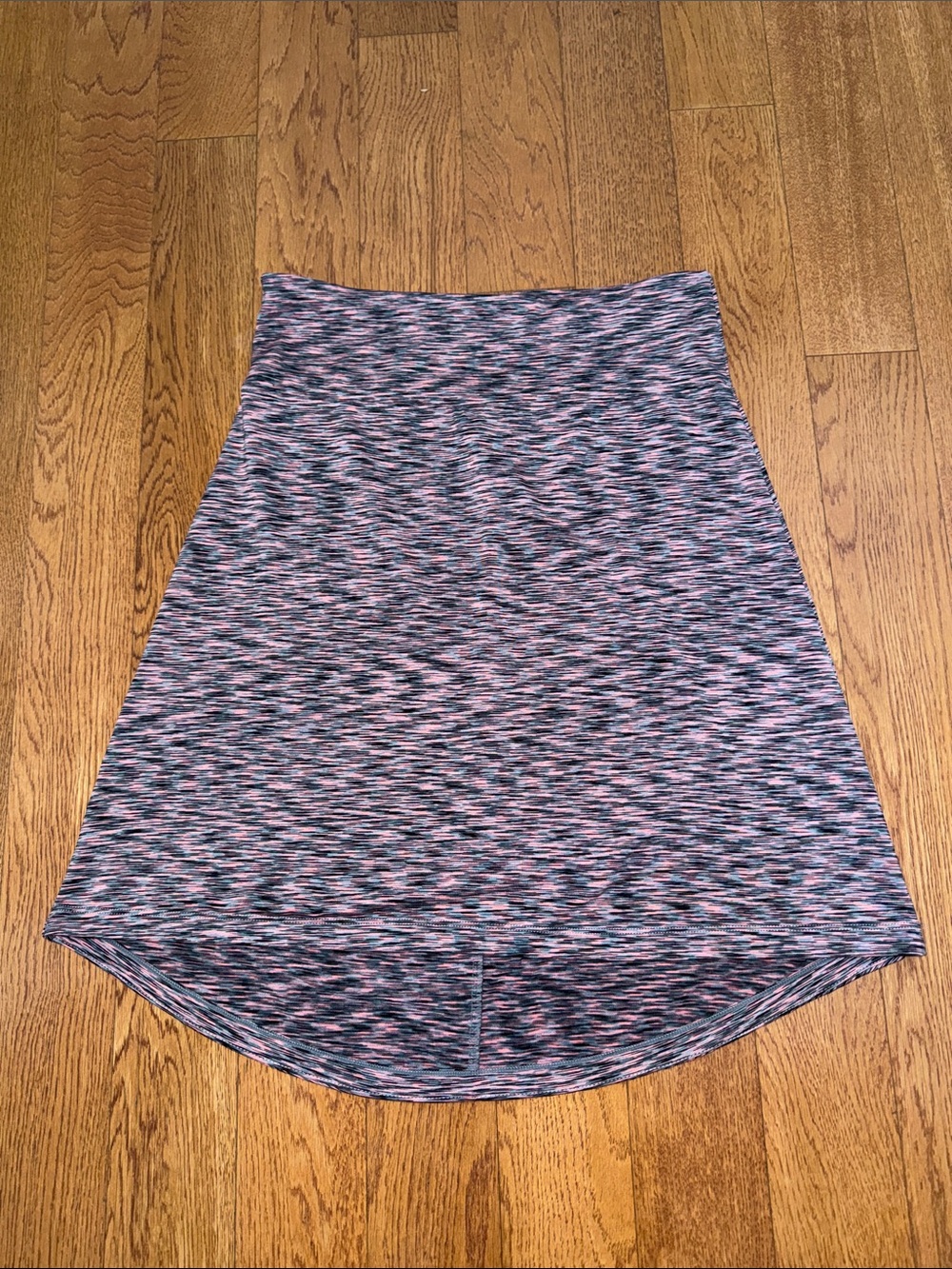 Mondetta Women's Pink & Black Space-Dye Skirt